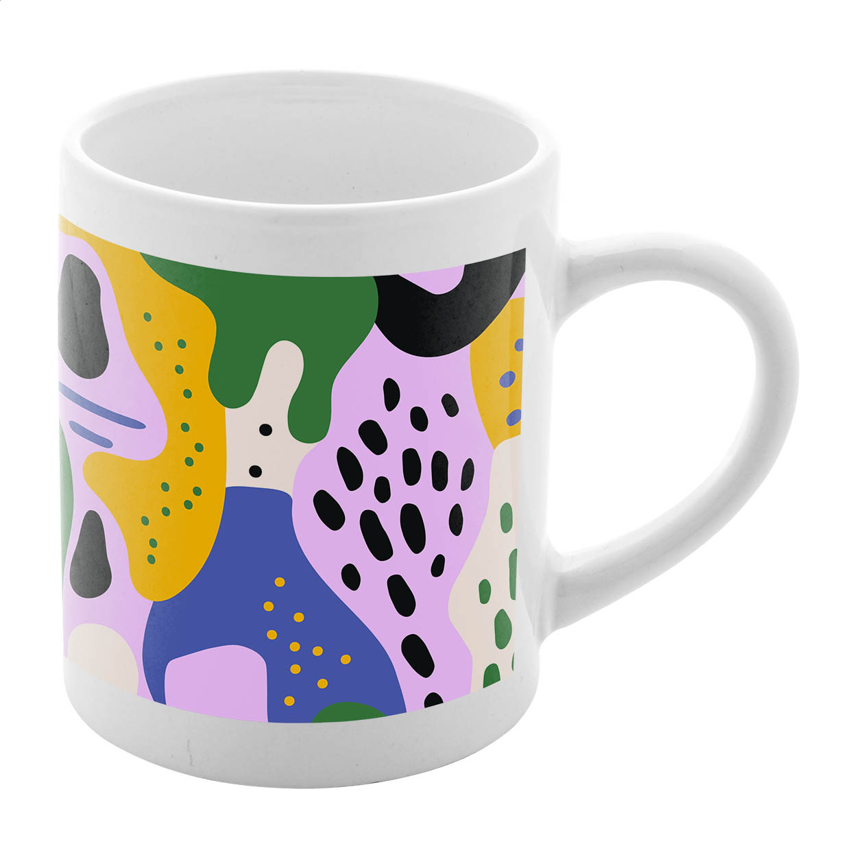 MultiColour Mini hrnek na sublimaci Bílá