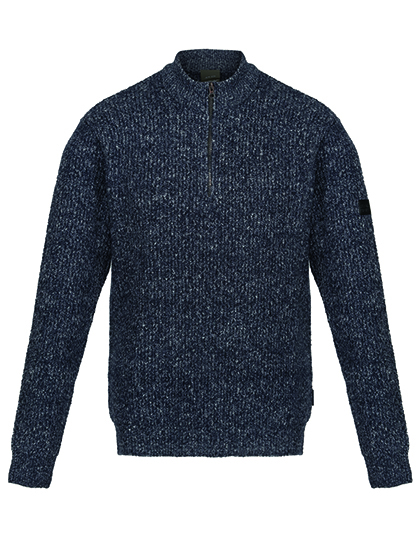 Men's Sweater Regatta Professional Solomon Zip-Neck Knitted Pullover