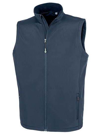 Pánská zimní vesta Result Genuine Recycled Men´s Recycled 2-Layer Printable Softshell Bodywarmer