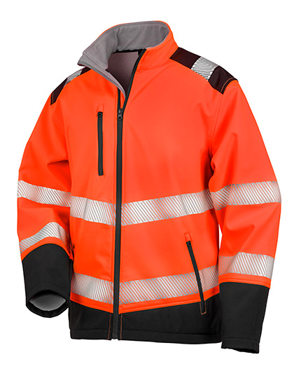 Větrovka Result Safe-Guard Printable Ripstop Safety Softshell Jacket