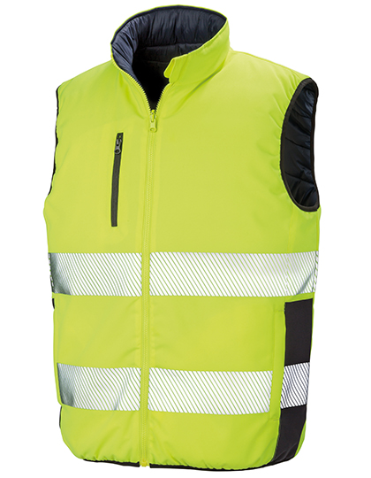 Vesta Result Safe-Guard Reversible Soft Padded Safety Gilet Vesta Result Safe-Guard Reversible Soft Padded Safety Gilet