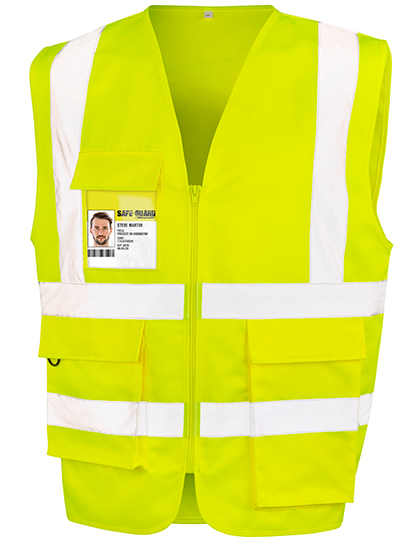 Vest Result Safe-Guard Heavy Duty Polycotton Security Vest
