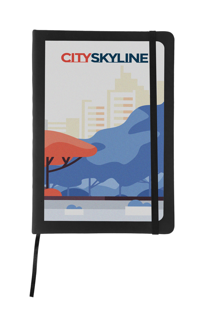 Nopuk Blank A5 poznámkový blok Černá Nopuk Blank A5 poznámkový blok Černá