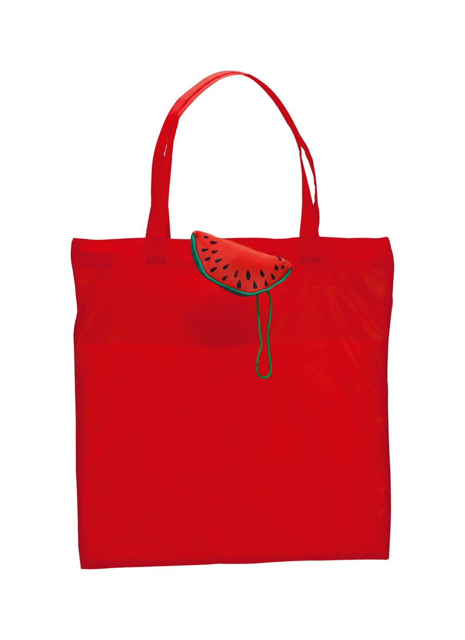 Polyester foldable shopping bag VELIA