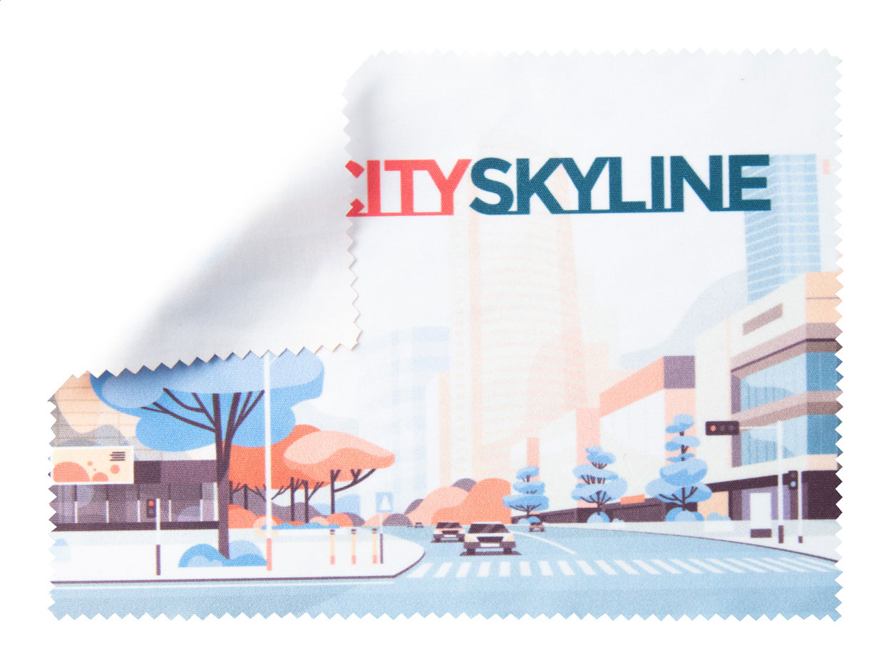 Čisticí hadřík na brýle DIOPTRY - bílá