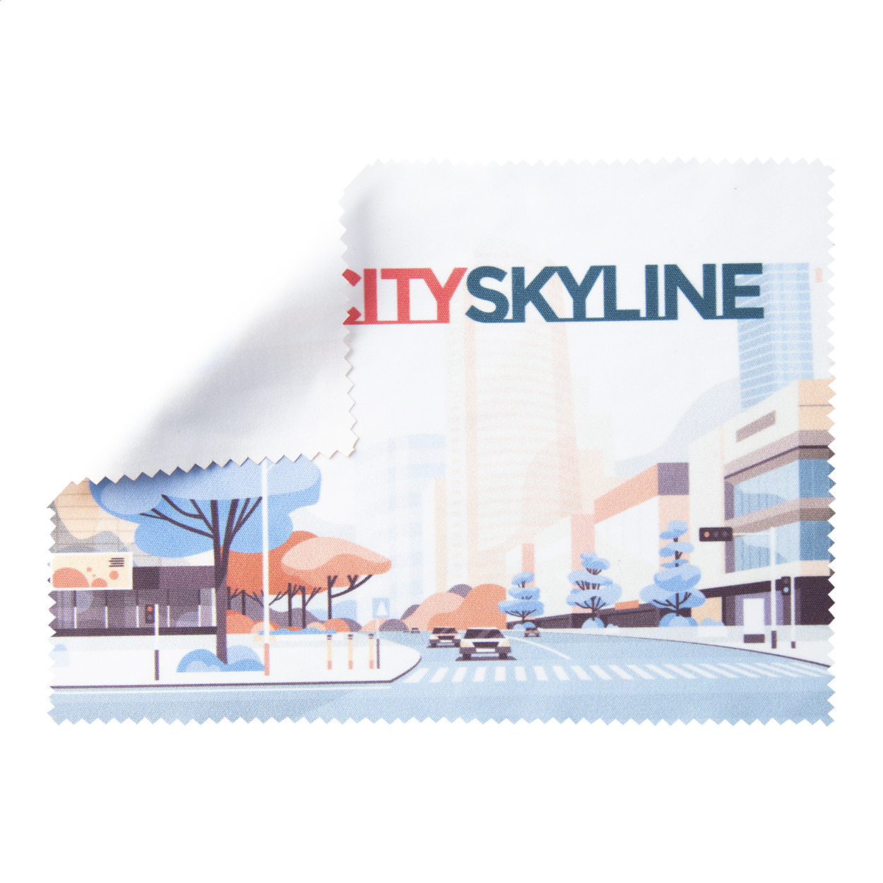 Čisticí hadřík na brýle DIOPTRY - bílá