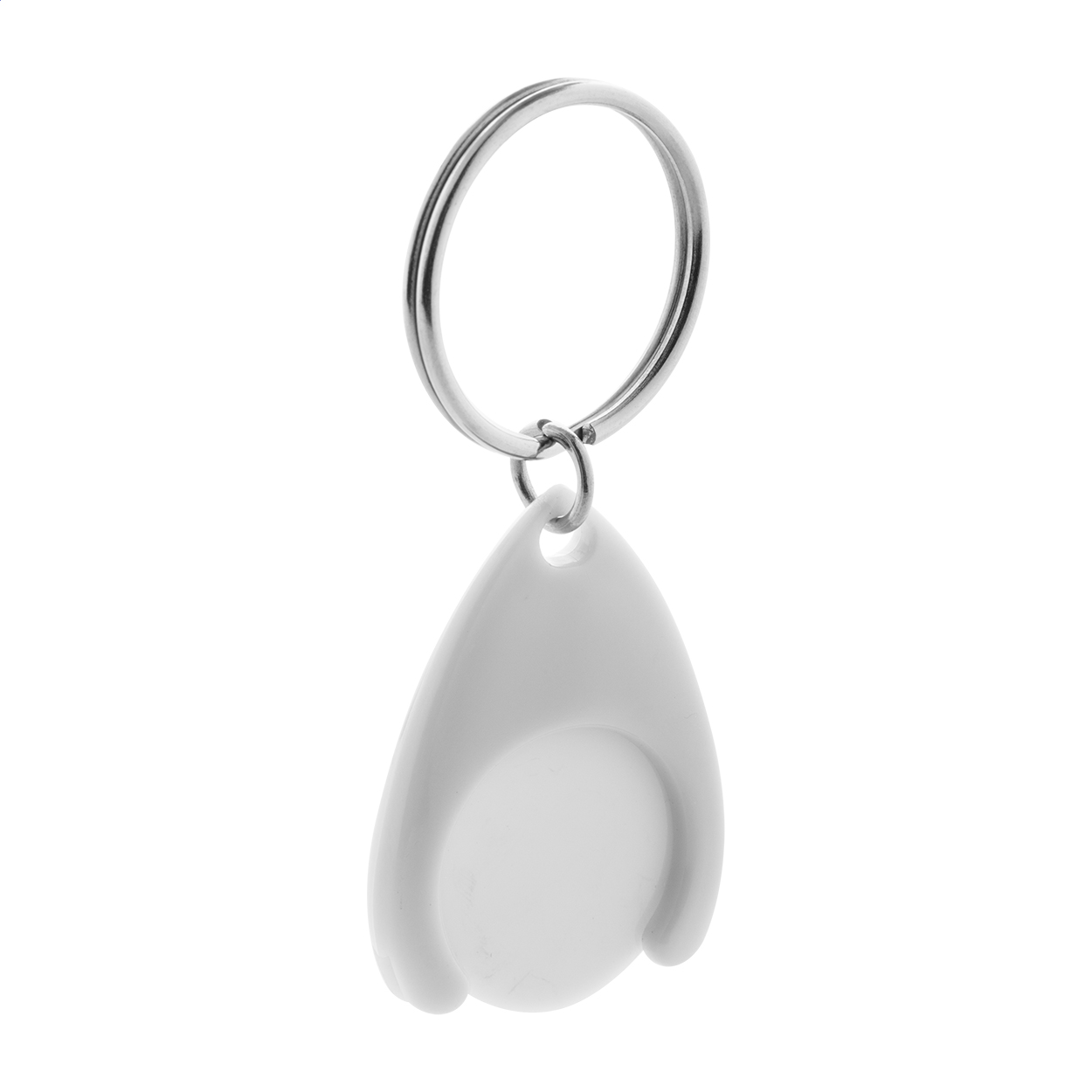 Plastový přívěsek na klíče NELLY s žetonem