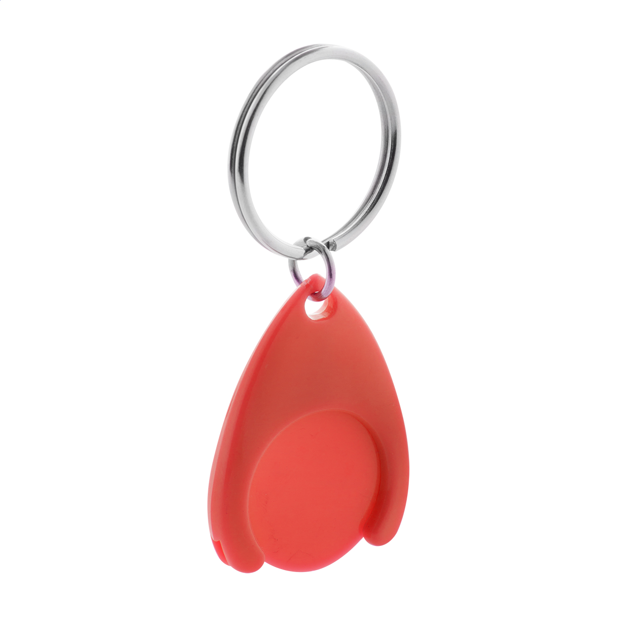 Plastový přívěsek na klíče NELLY s žetonem