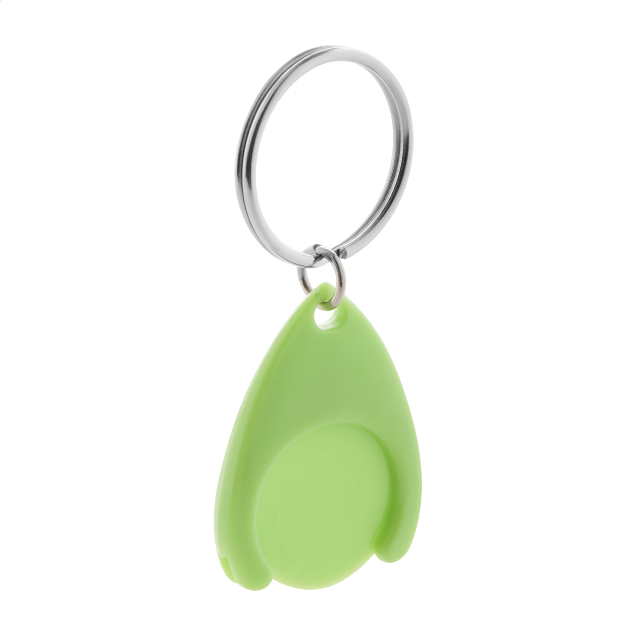 Plastový přívěsek na klíče NELLY s žetonem