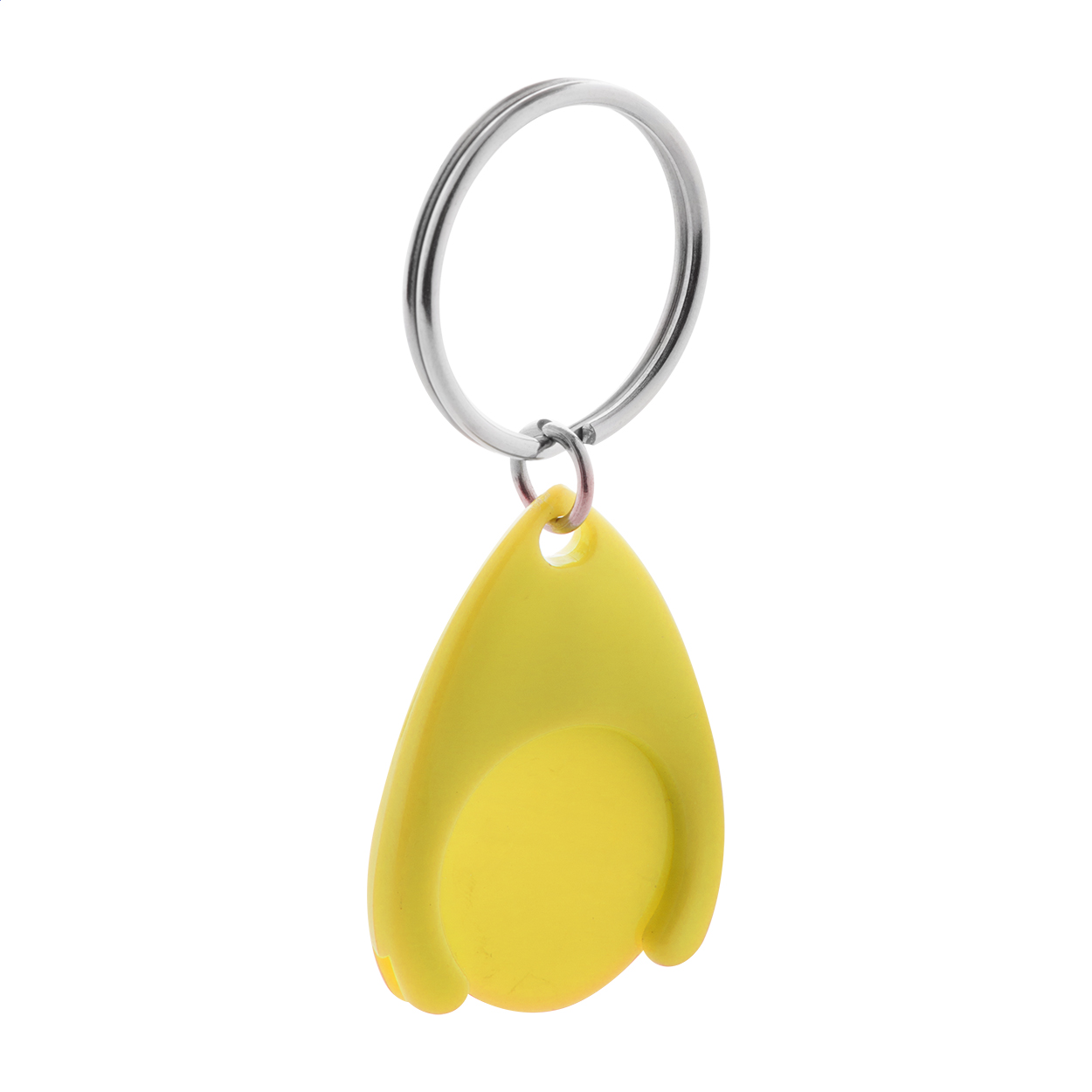 Plastový přívěsek na klíče NELLY s žetonem