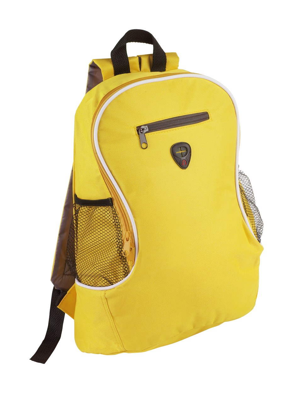 Polyester backpack HUMUS with cable hole