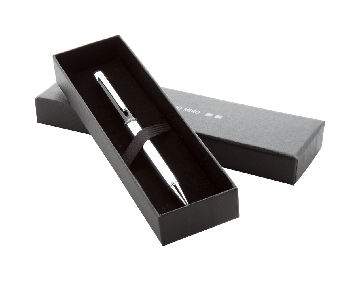 Kovové kuličkové pero YAGO se stylusem - stříbrná / černá