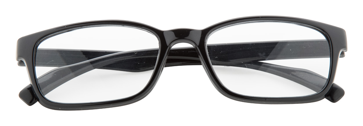 Plastic reading glasses TIMES - black