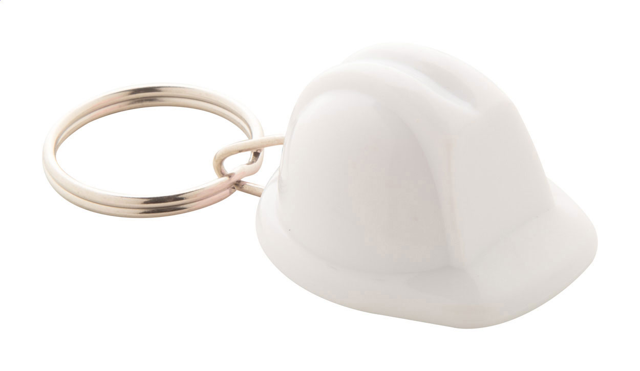 Plastový přívěsek na klíče BOBBY ve tvaru pracovní helmy