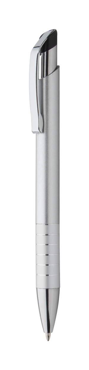 Plastové kuličkové pero VOGU s metalickým povrchem