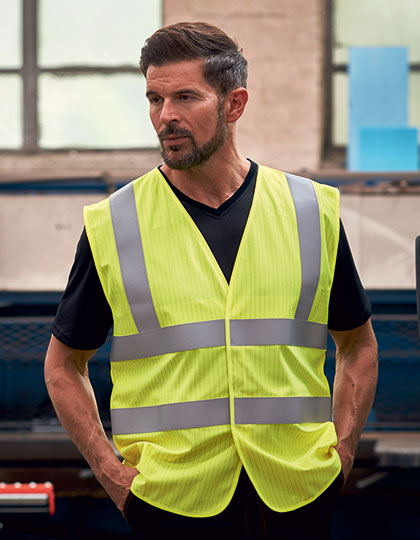 Vesta YOKO Hi-Vis Anti-Static Flame Retardant Waistcoat Vesta YOKO Hi-Vis Anti-Static Flame Retardant Waistcoat