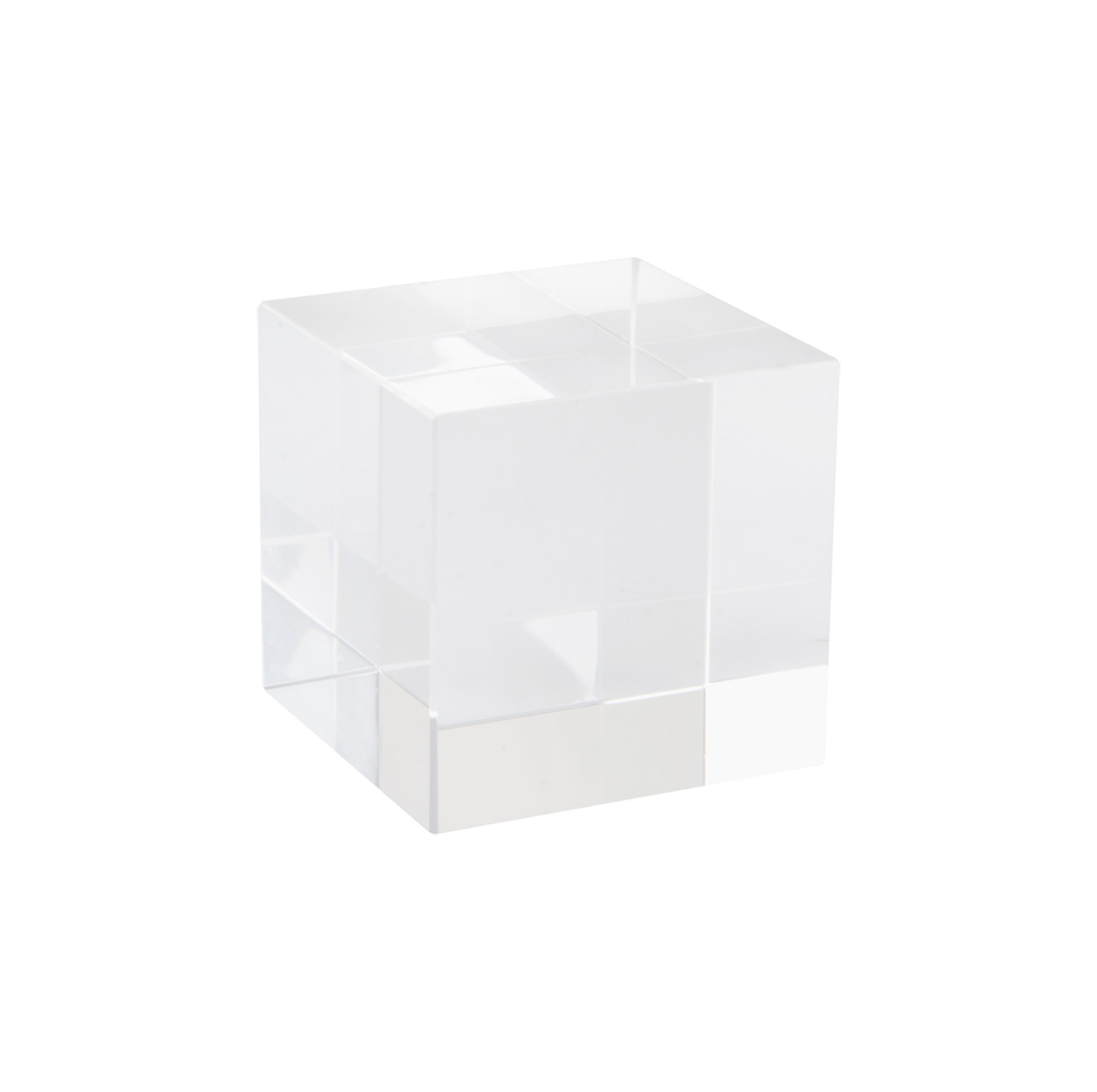 Glass paperweight TAMPA - transparent