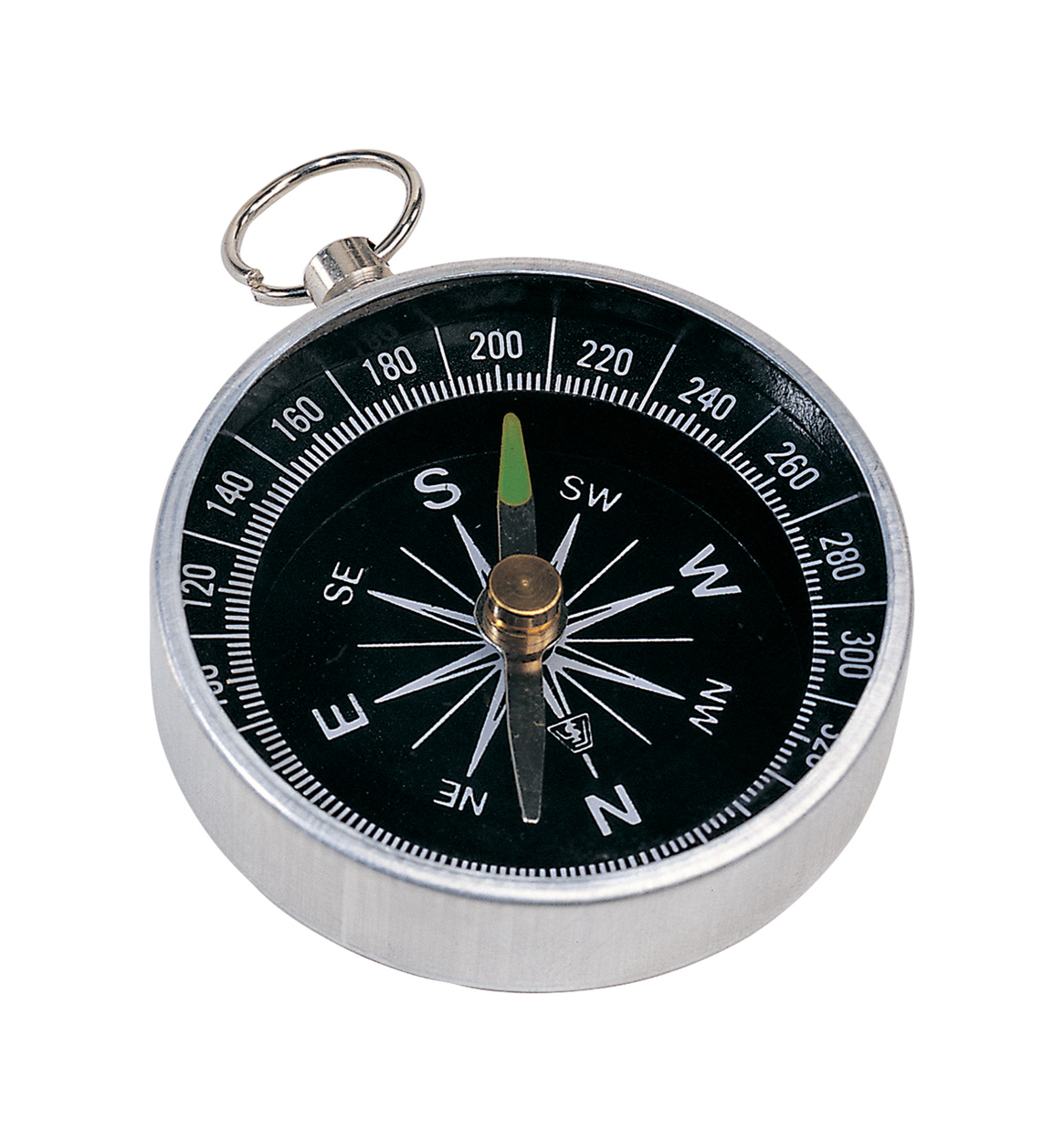 Kovový kompas NANSEN - stříbrná