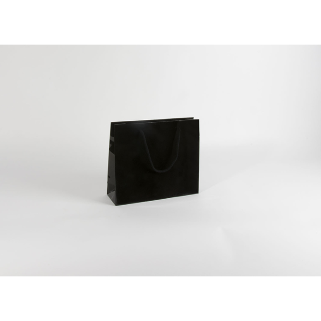 Papírová taška M2 BLACK s laminací Papírová taška M2 BLACK s laminací