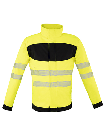 Větrovka Korntex EOS Hi-Vis Workwear Softshell Jacket With Printing Area Větrovka Korntex EOS Hi-Vis Workwear Softshell Jacket With Printing Area