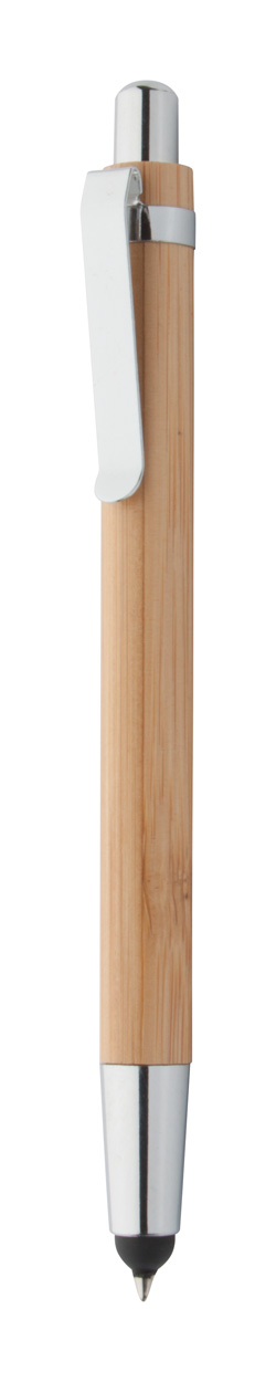 Bambusové kuličkové pero TASHANIA se stylusem - přírodní