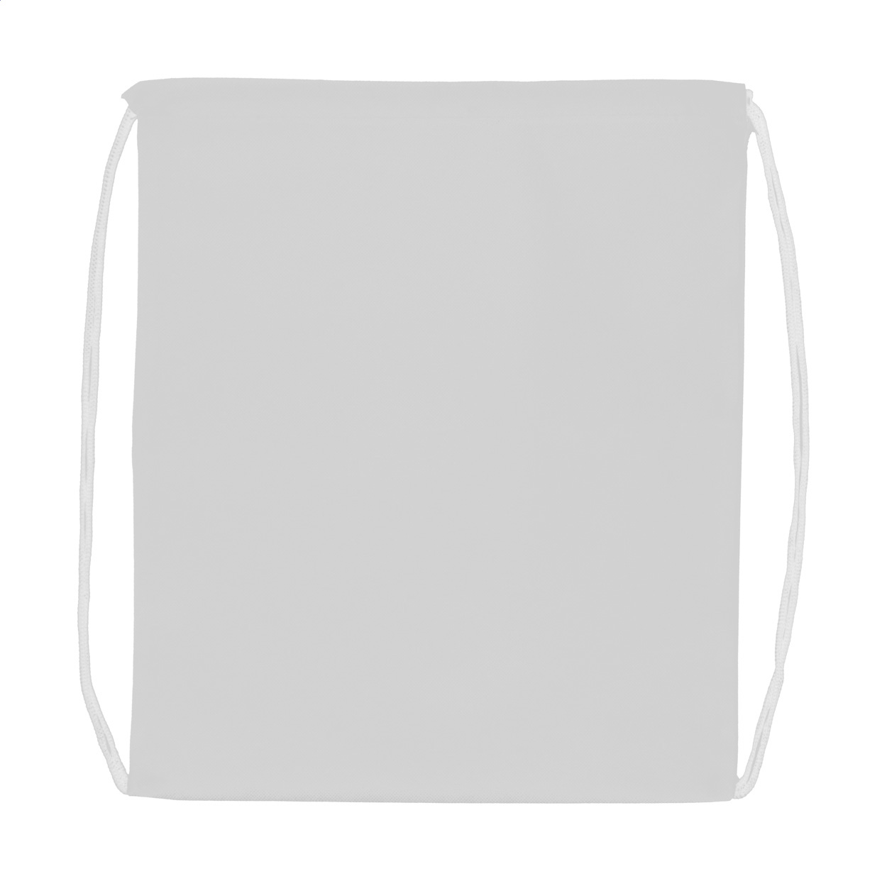 Šňůrkový batoh PULLY z netkané textilie - bílá Šňůrkový batoh PULLY z netkané textilie - bílá