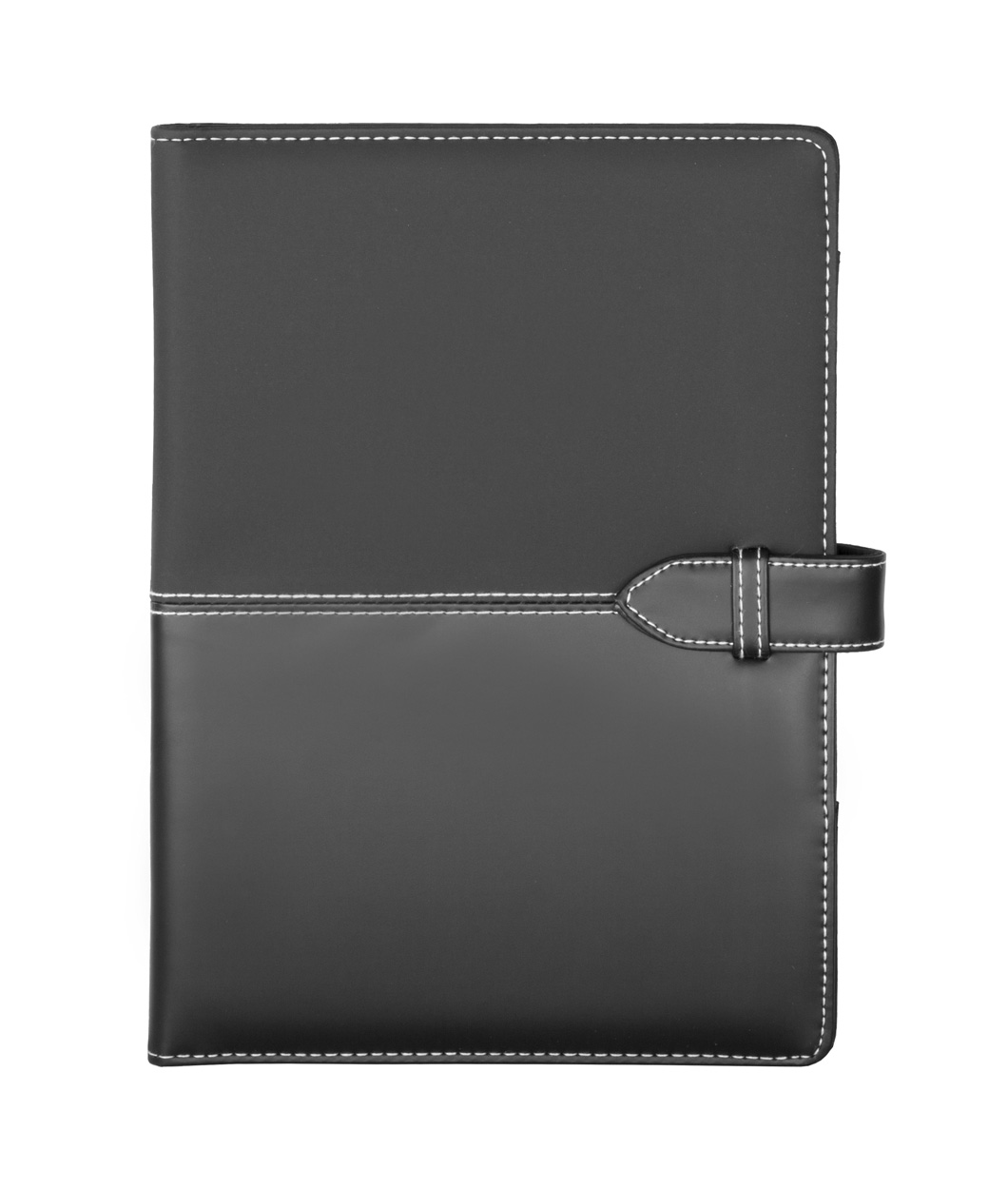 Conference folders DUOTONE A5 PU leather, format A5 - black