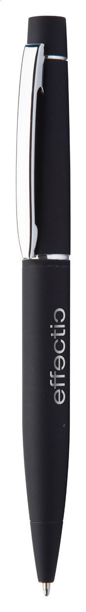 Kovové kuličkové pero WOBBY s pogumovaným povrchem