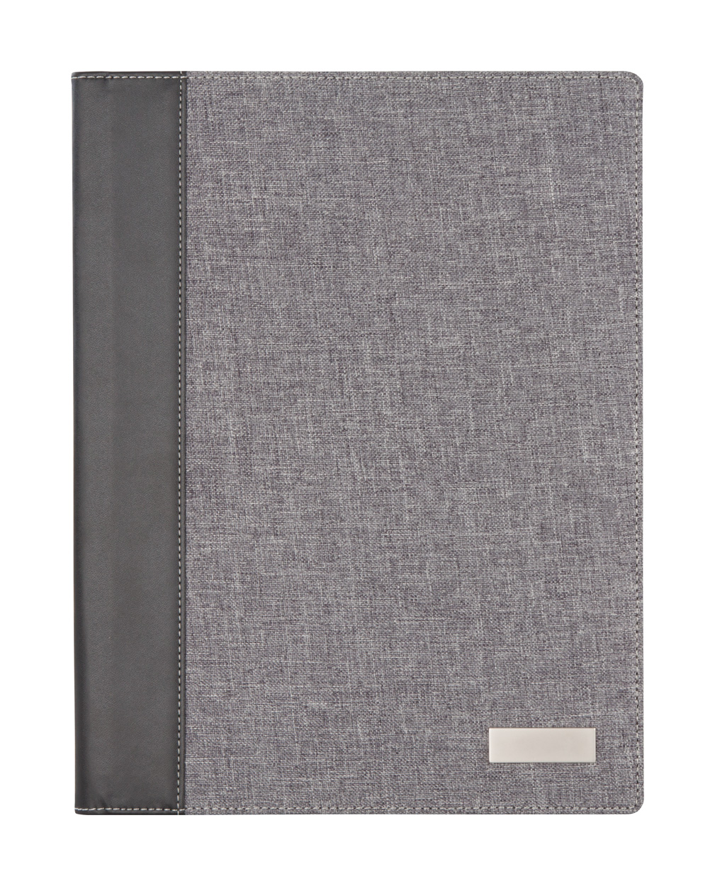 Conference folders SMOKEY A4 with notepad, format A4 - grey