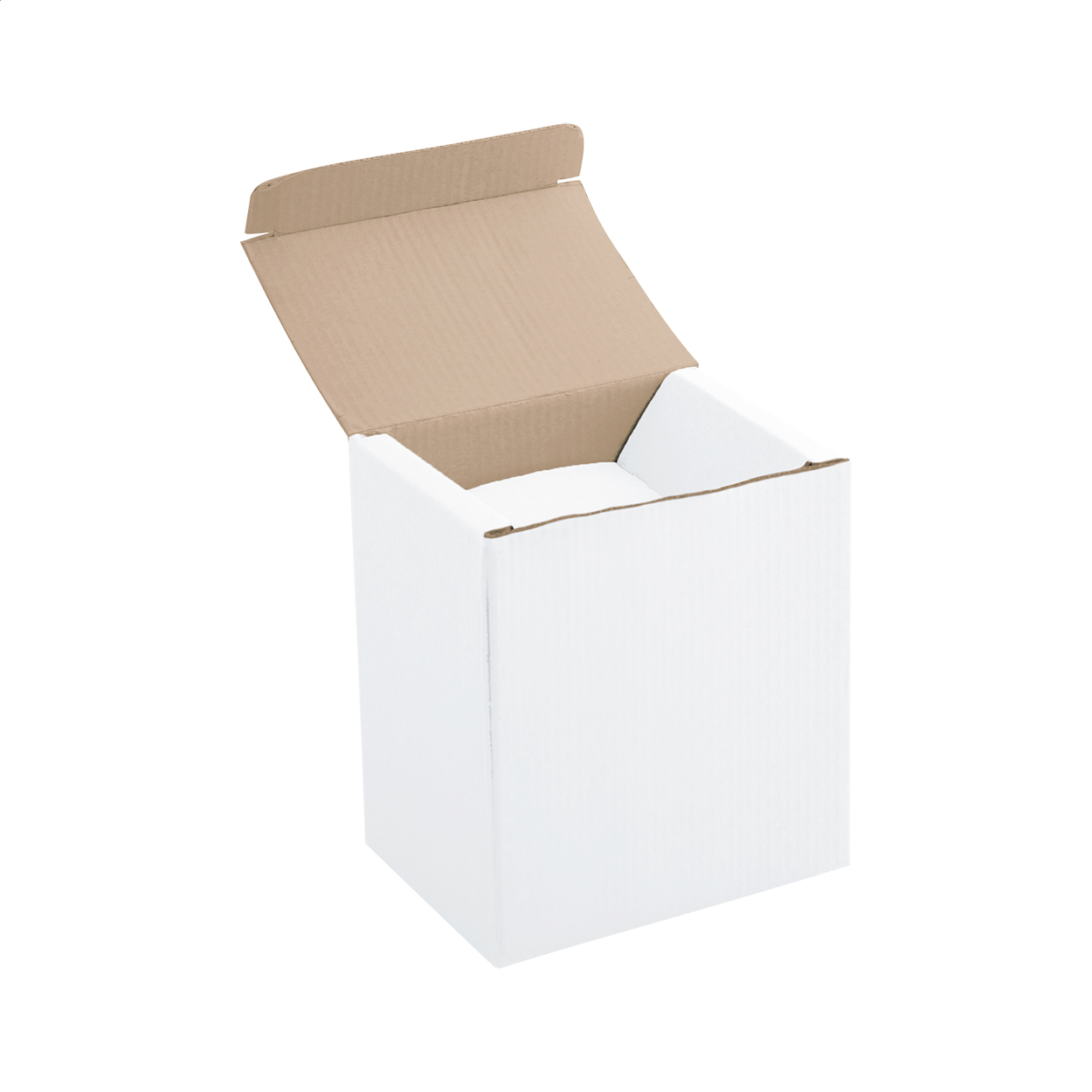 Papírová krabička na hrnek UNIVER - bílá