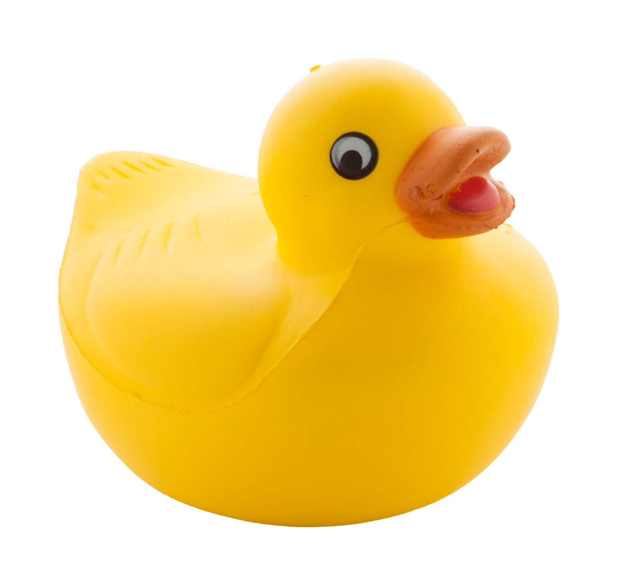 Anti-stress gadget QUACK in the shape of a duck - yellow