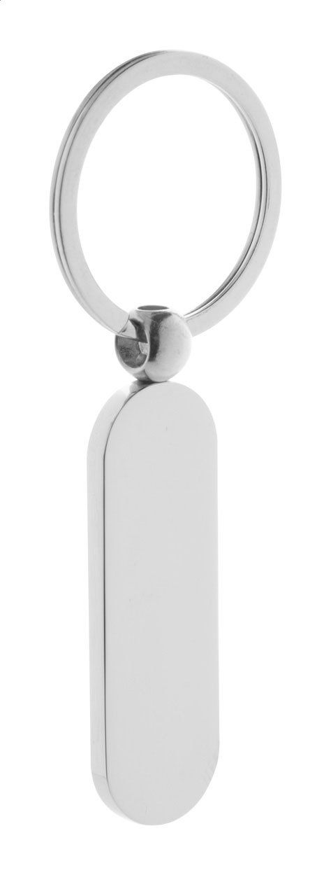 Kovový přívěsek na klíče CIRCUS - stříbrná