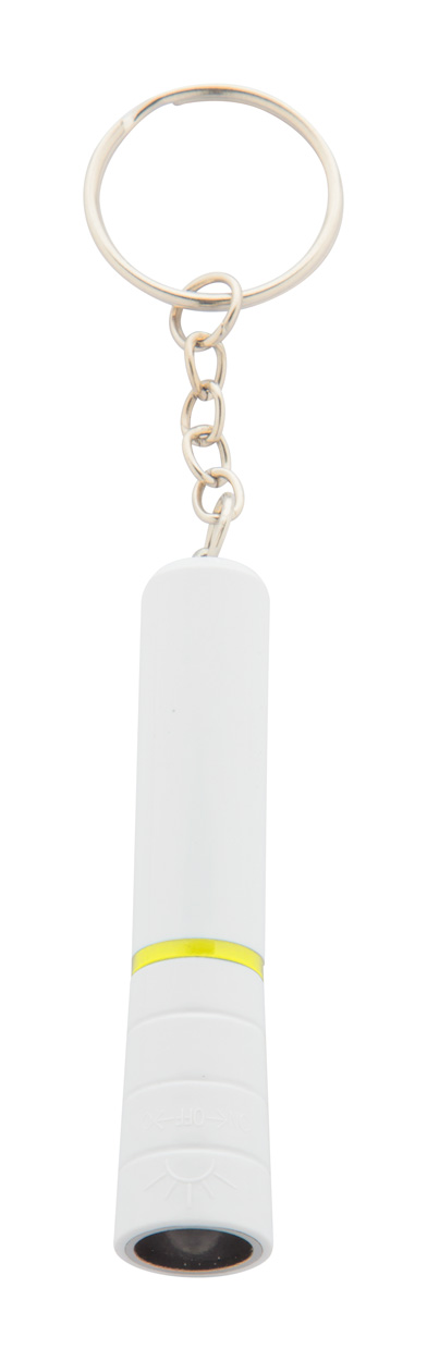 Plastová mini svítilna WAIPEI s kroužkem na klíče