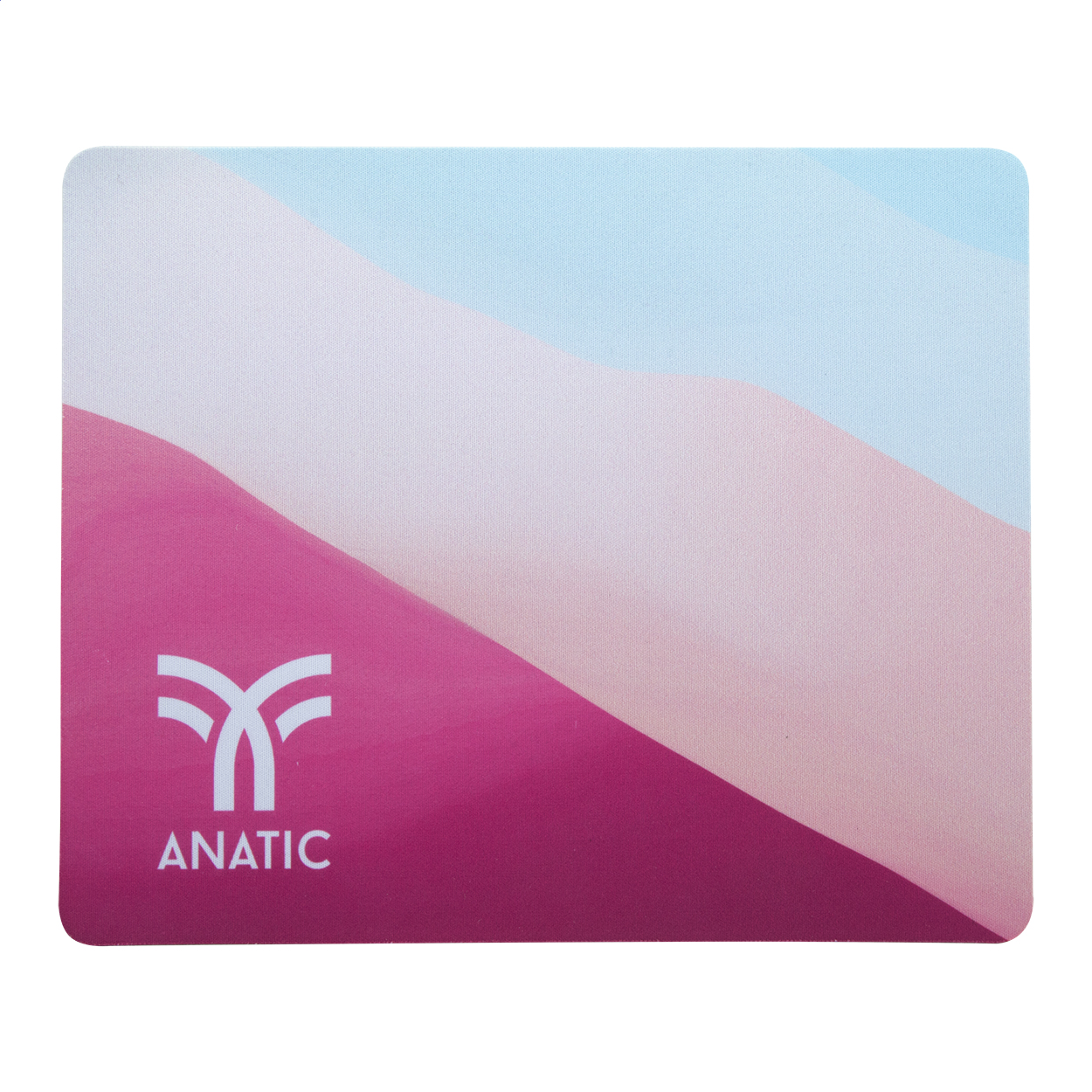 Podložka pod myš SUBOMAT s potiskem sublimací - bílá / černá