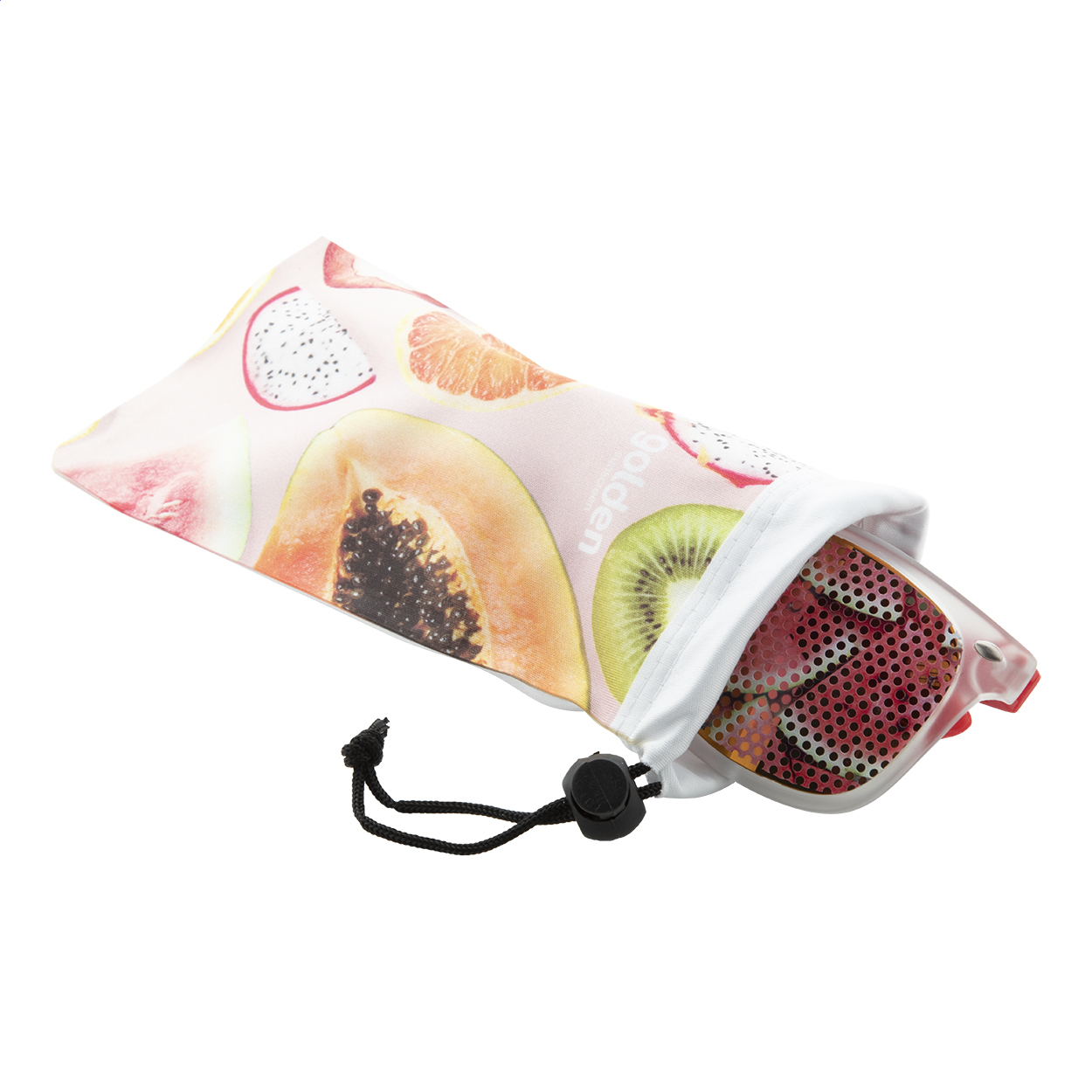 Látkové pouzdro na brýle SUBSUN - bílá