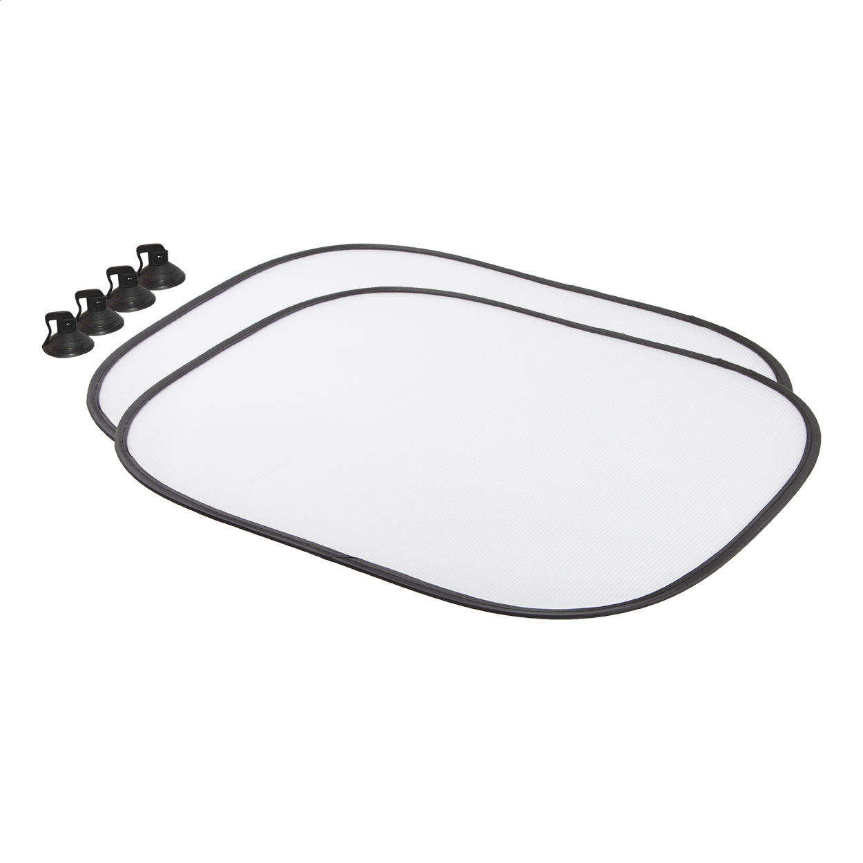 Clony na boční okna auta SUBOSIDE vhodná pro sublimaci, 2 ks - bílá