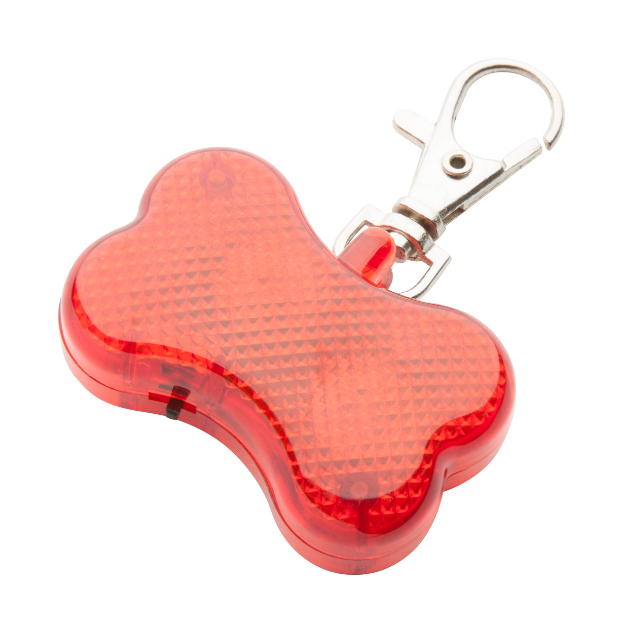 Plastic safety light for animals BELKA in the shape of a bone