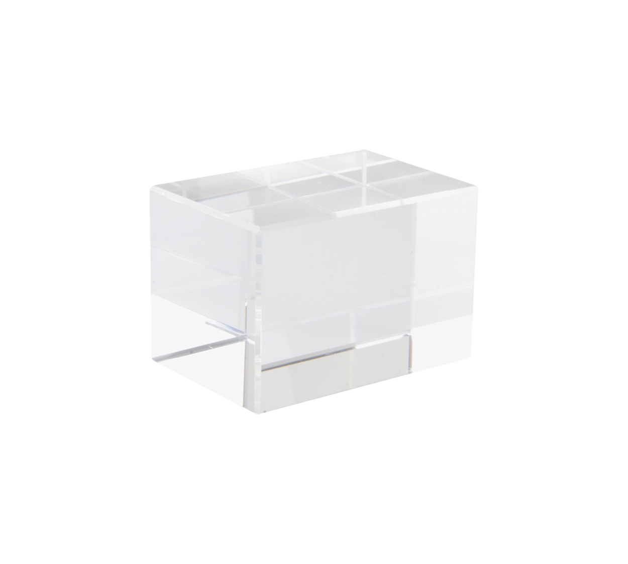 Glass paperweight LEXINGTON - transparent