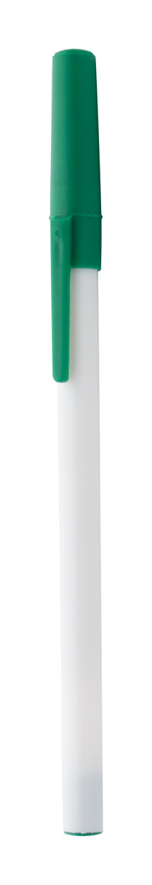 Plastic ballpoint pen ELKY with coloured cap