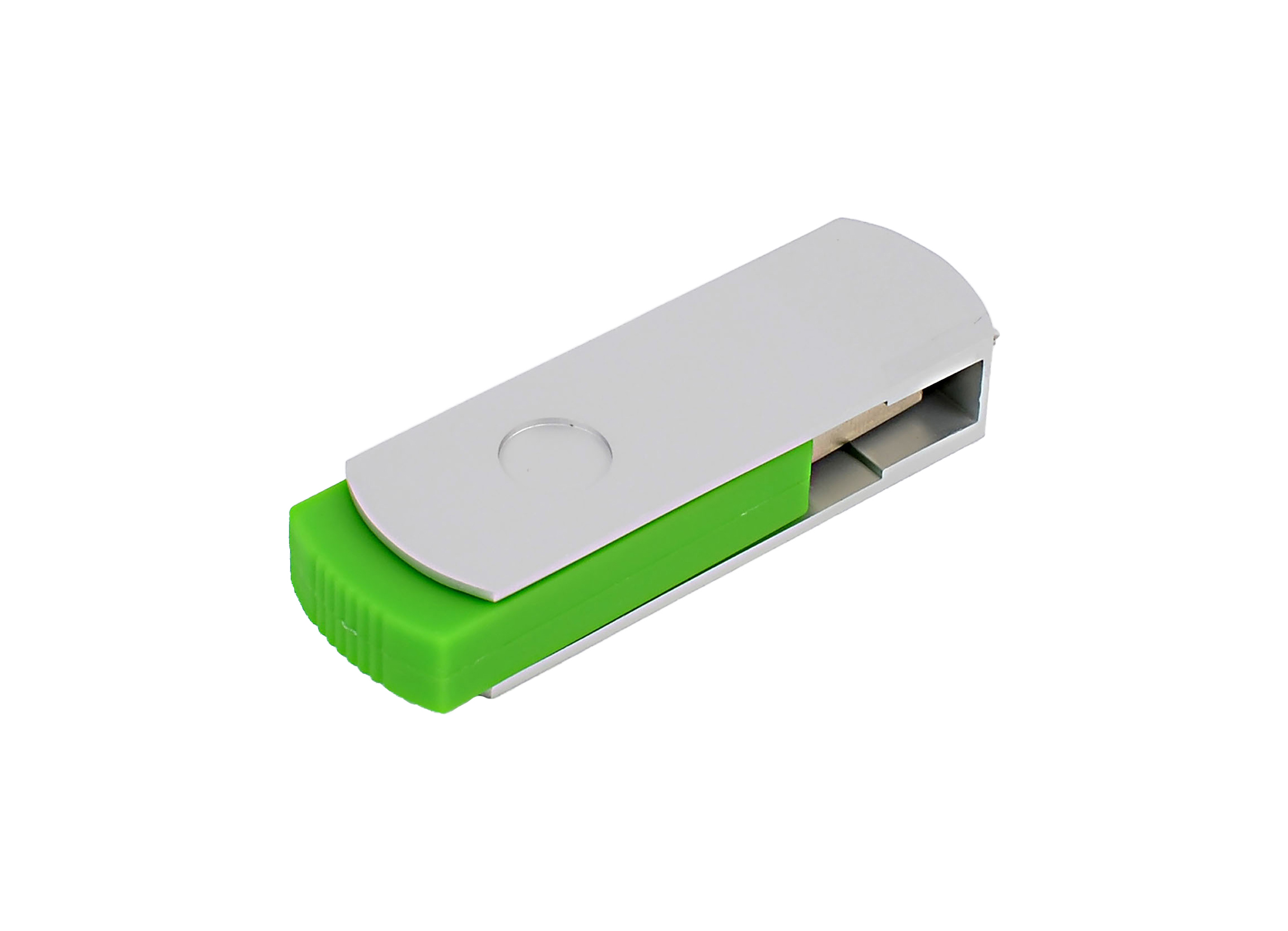 Klasický USB flash disk BELCHER zelená Klasický USB flash disk BELCHER zelená