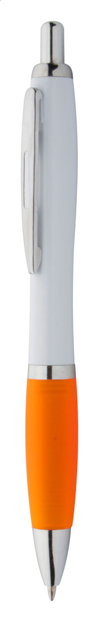 Plastové kuličkové pero WUMPY s barevným úchopem