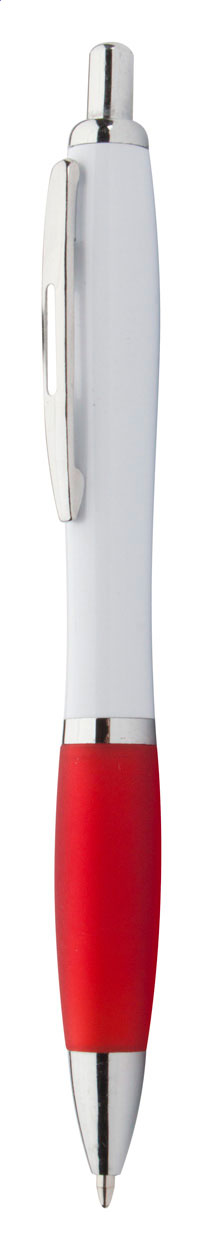 Plastové kuličkové pero WUMPY s barevným úchopem