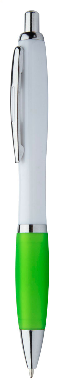 Plastové kuličkové pero WUMPY s barevným úchopem