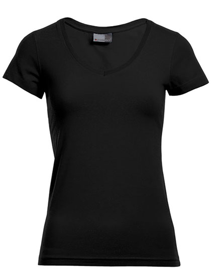 Dámské tričko s krátkým rukávem Promodoro Women´s Slim Fit V-Neck-T