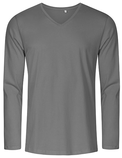 Pánské tričko s dlouhým rukávem X.O by Promodoro Men´s V-Neck T-Shirt Long Sleeve