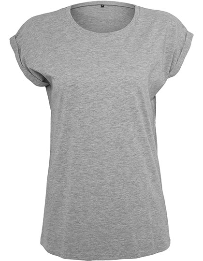 Dámské tričko s krátkým rukávem Build Your Brand Ladies´ Extended Shoulder Tee