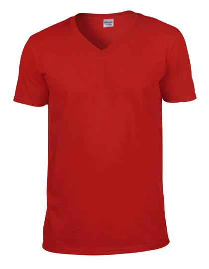 Tričko s krátkým rukávem Gildan Softstyle® Adult V-Neck T-Shirt
