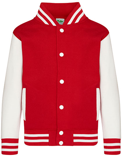 Klasická dětská mikina Just Hoods Kids´ Varsity Jacket
