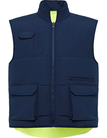 Vesta Roly Workwear Vest Persei Navy Blue, Fluor Yellow