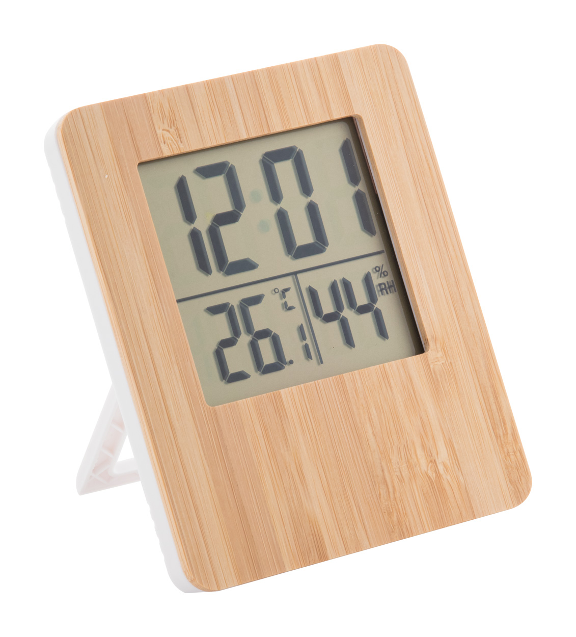 Weather station TENKEBO with bamboo surface - natural